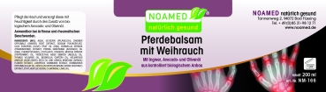 Pferdebalsam mit Weihrauch  200ml
