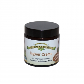 Ingwer Creme  110ml  im Glastiegel