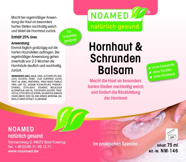 Hornhaut & Schrunden Balsam  75ml  im Spender