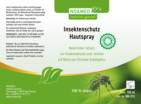 Insektenschutz Hautspray  100ml