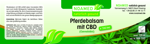 Pferdebalsam mit CBD  200ml