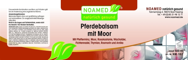 Pferdebalsam mit Moor  500ml